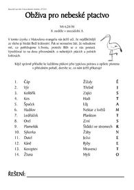 Obživa pro nebeské ptactvo Obživa pro nebeské ptactvo
