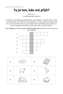 Ty jsi ten, kdo má přijít? Ty jsi ten, kdo má přijít?