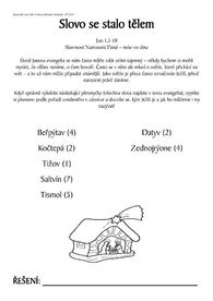 Slovo se stalo tělem Slovo se stalo tělem