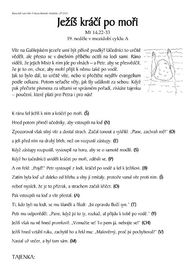Ježíš kráčí po moři Ježíš kráčí po moři
