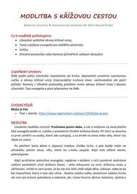 Modlitba s křížovou cestou