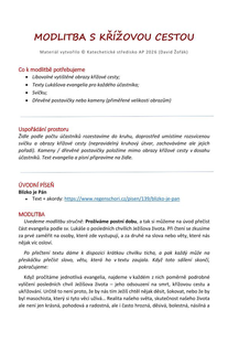 Modlitba s křížovou cestou