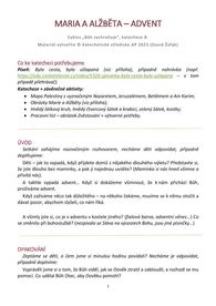 Maria a Alžběta - advent