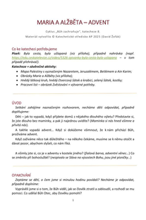 Maria a Alžběta - advent