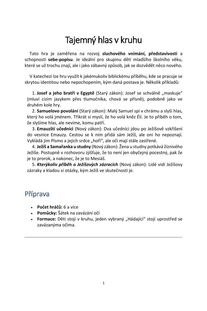 Tajemný hlas v kruhu