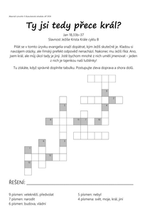 Ty jsi tedy přece král?