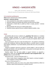 Vánoce - Narození Ježíše