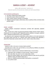 Maria a Josef - advent