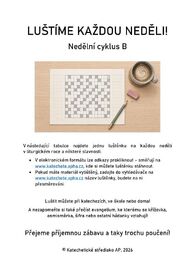 Luštíme každou neděli! Nedělní cyklus B