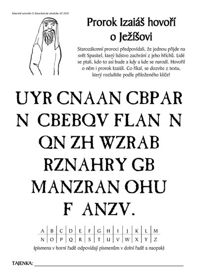 Izaias Pro Rok Prorok Izaiáš mluví o Ježíšovi